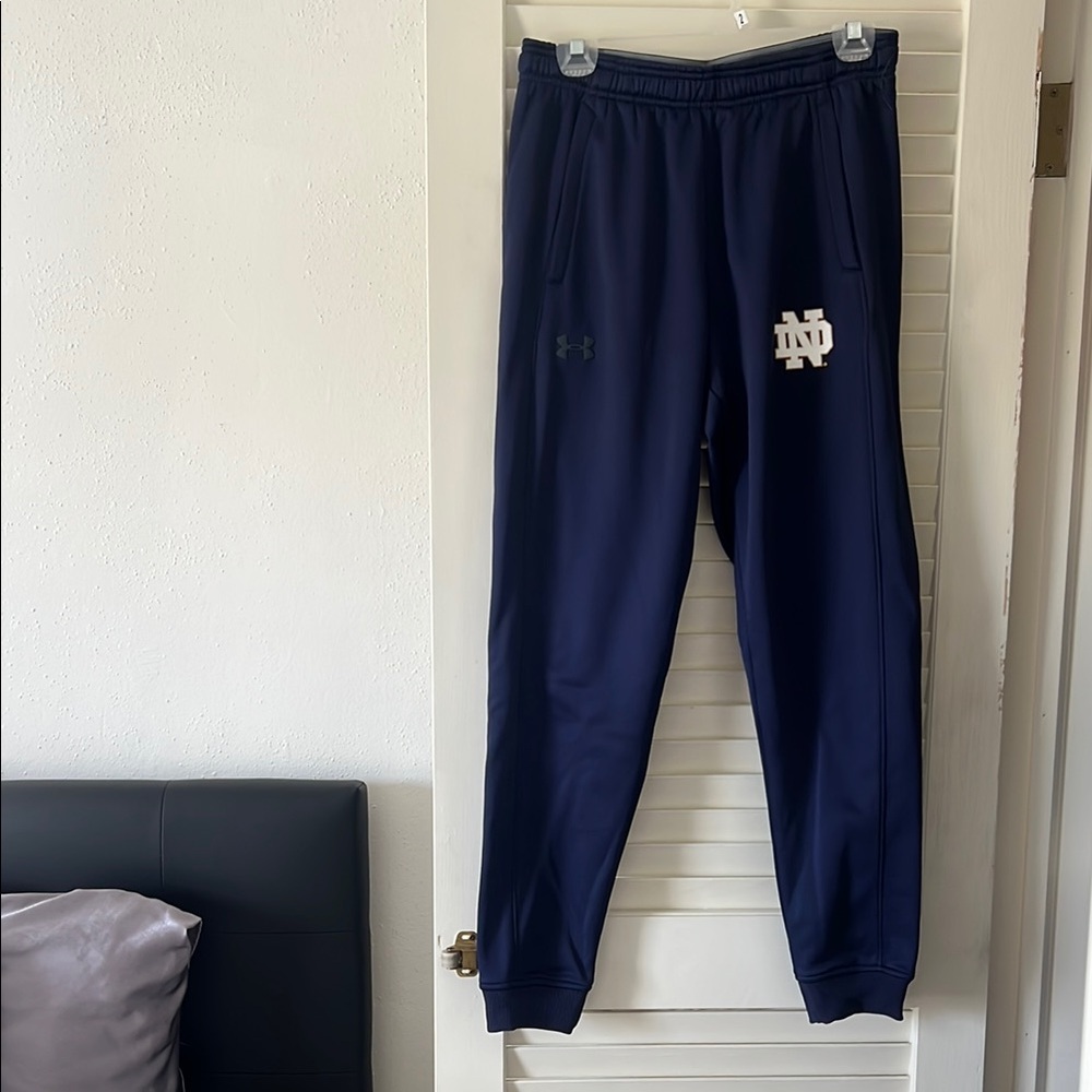 Navy Blue Notre Dame Sweatpants